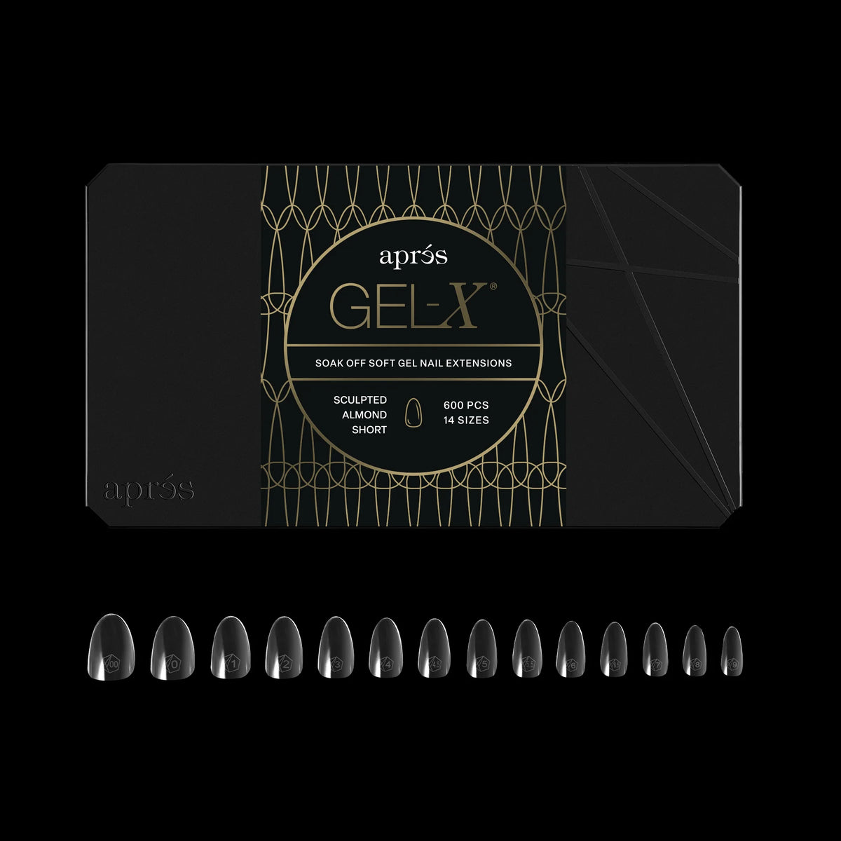 Apres gel-x tip box - s-al-s (600pcs)