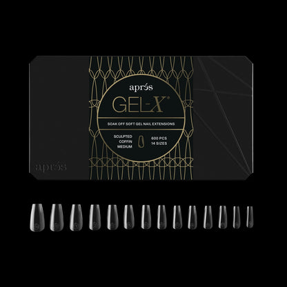 Apres gel-x tip box - s-c-m (600pcs)