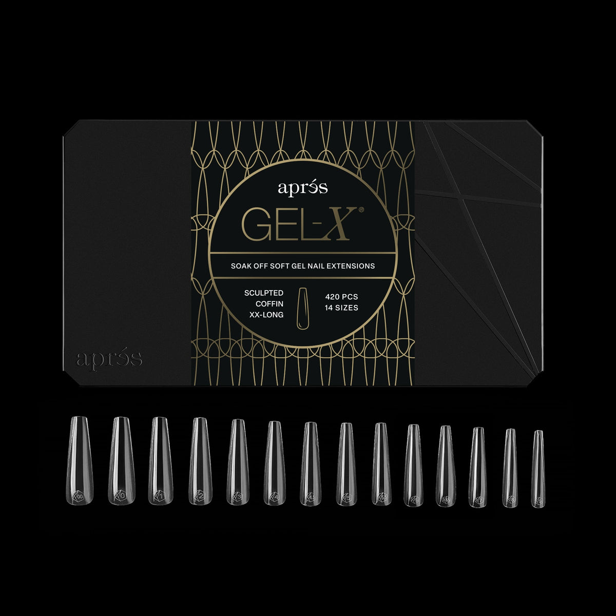 Apres gel-x tip box - s-c-xxl (420pcs)