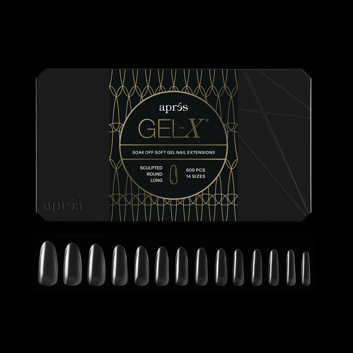 Apres gel-x tip box - s-r-l (600pcs)