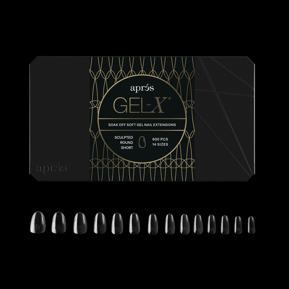 Apres gel-x tip box - s-r-s (600pcs)
