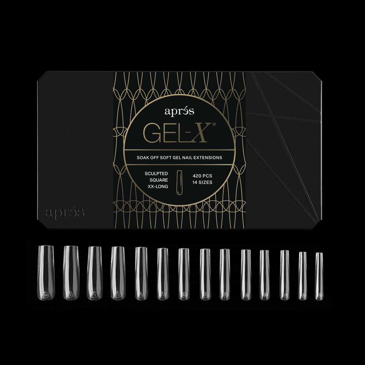 Apres gel-x tip box - s-s-xxl (420pcs)