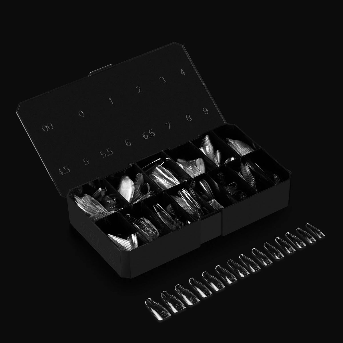 Apres gel-x tip box - s-c-l (600pcs)