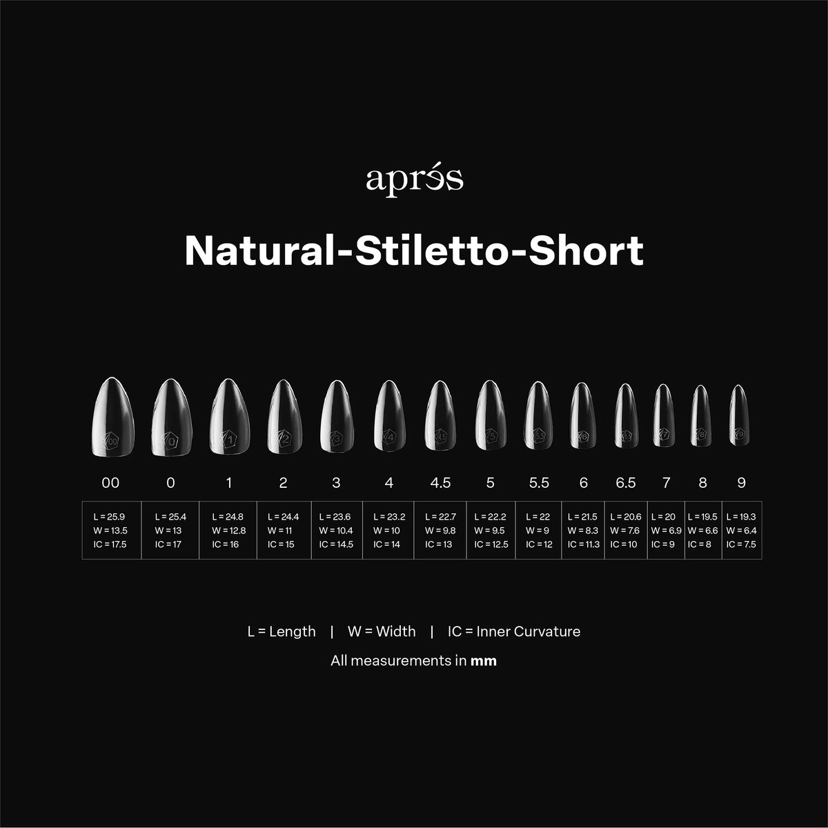 Apres gel-x tip box - n-stl-s (600 pcs)