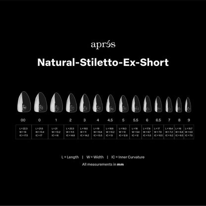 Apres gel-x tip box - n-stl-xs (600pcs)