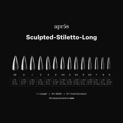 Apres gel-x tip box - s-stl-l (600pcs)