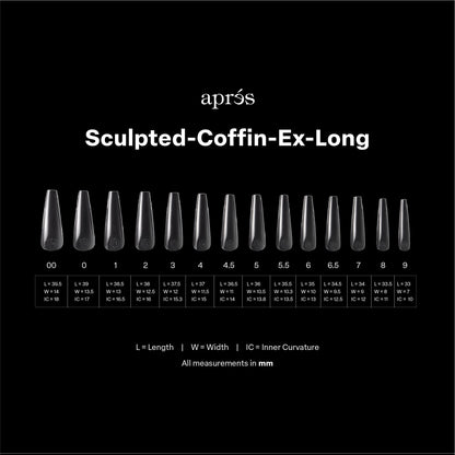 Apres gel-x tip box - s-c-xl (420pcs)