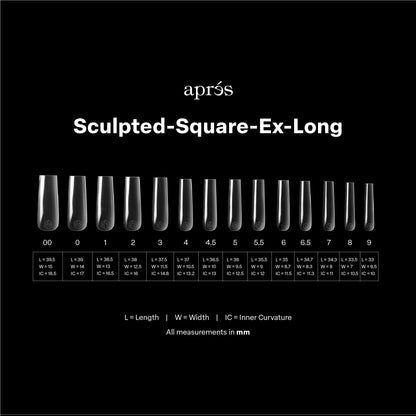 Apres gel-x tip box - s-s-xl (420pcs)