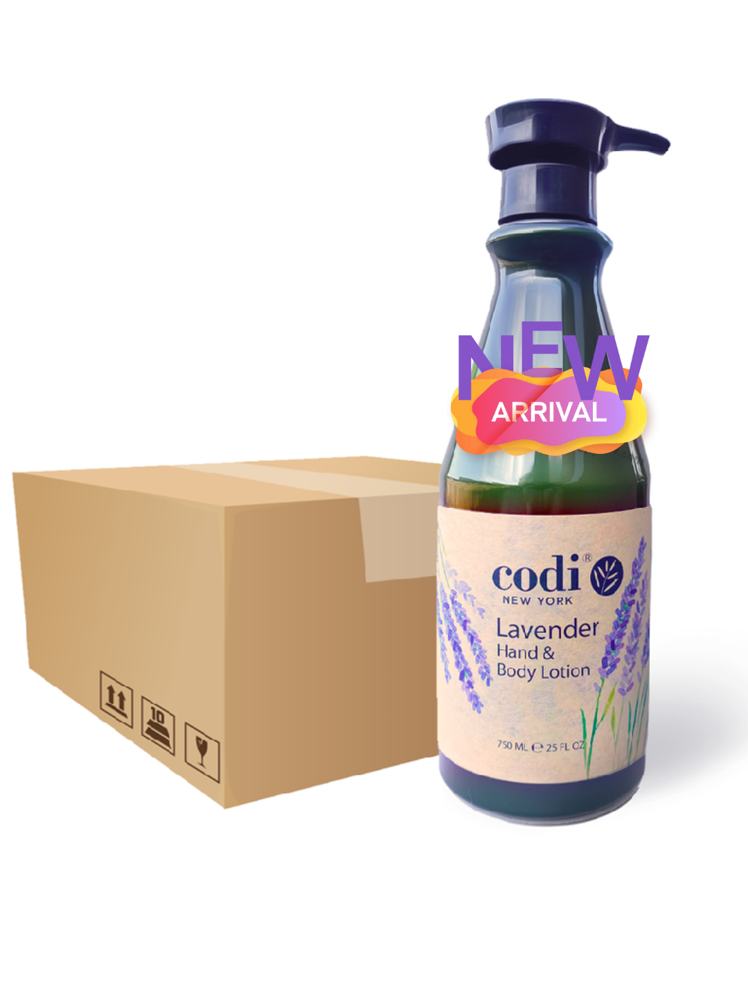Codi Lotion Lavender 750mL Case of 12 Hand & Body Lotion