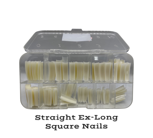 Extra Long Straight Square Tips