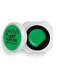 Gelish Art Form Gel - Neon Green - Jar