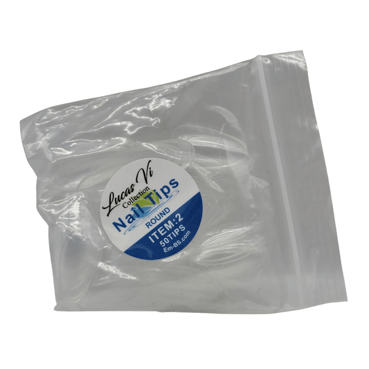 Lucas Vi Soft Gel Extension Clear Tips - Round #2