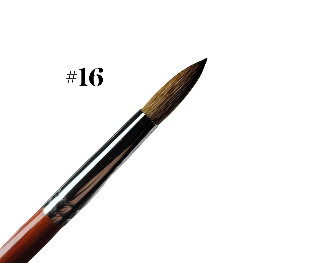 Premium Kolinsky Acrylic Brush #16