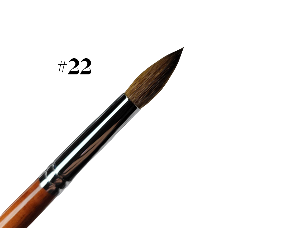 Premium Kolinsky Acrylic Brush #22