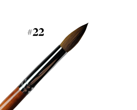 Premium Kolinsky Acrylic Brush #22