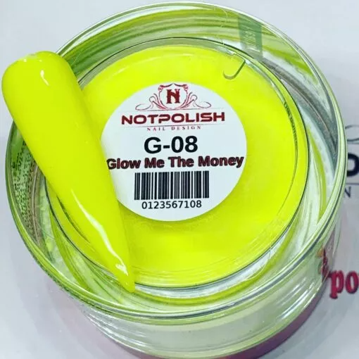 NOTPOLISH 2 in 1 - G08 Glow Me The Money - Heavenly Glow Powder