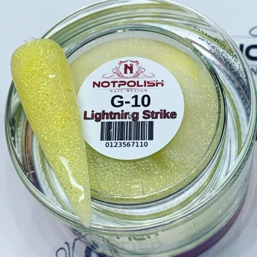 NOTPOLISH 2 in 1 - G10 Lightening Strikes - Heavenly Glow Powder
