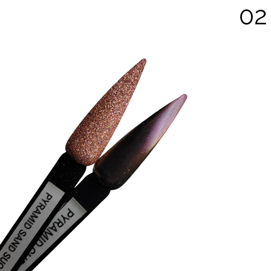 Pyramid Dipping Powder, Chrome Collection #02