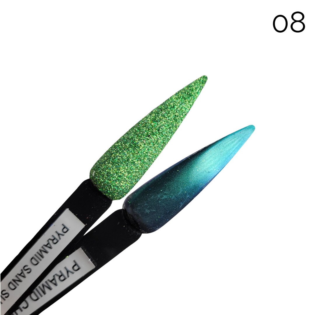 Pyramid Dipping Powder, Chrome Collection #08