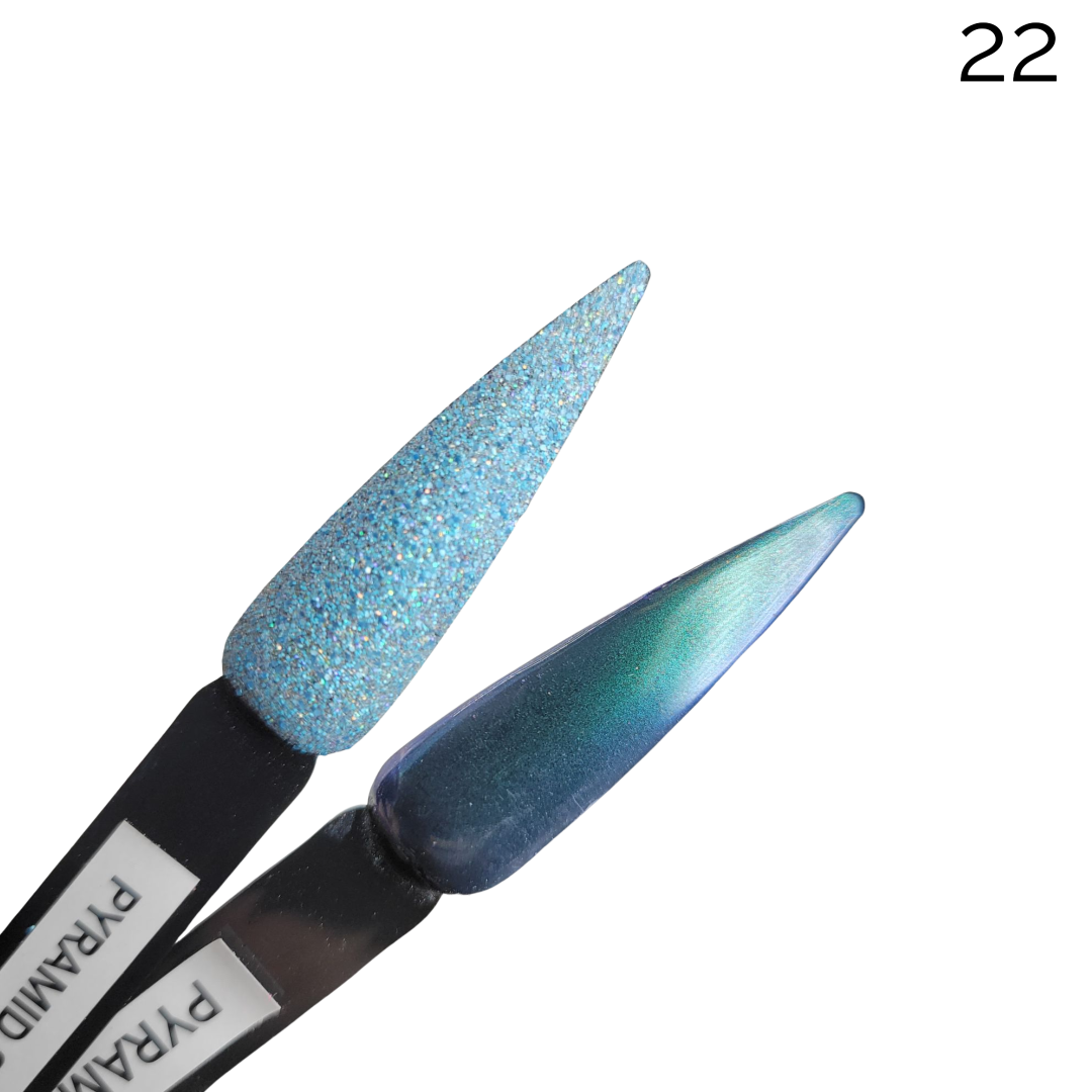 Pyramid Dipping Powder, Chrome Collection #22