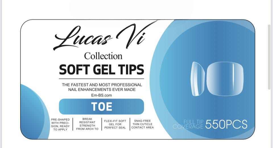 Toe - Full Soft Gel Extension - Lucas VI Collection