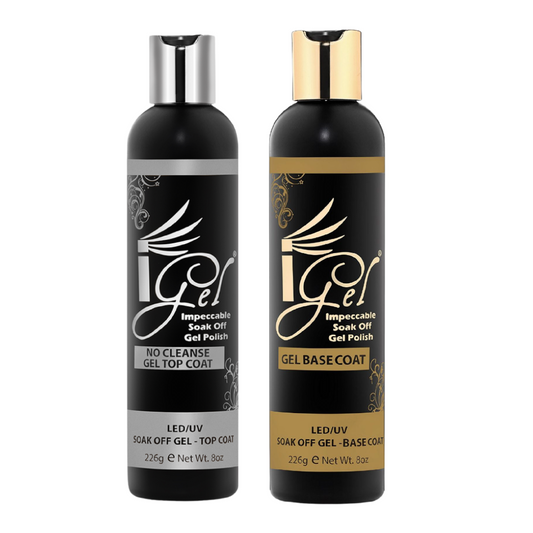 iGel - No Cleanse Top and Base Coat Duo 8oz
