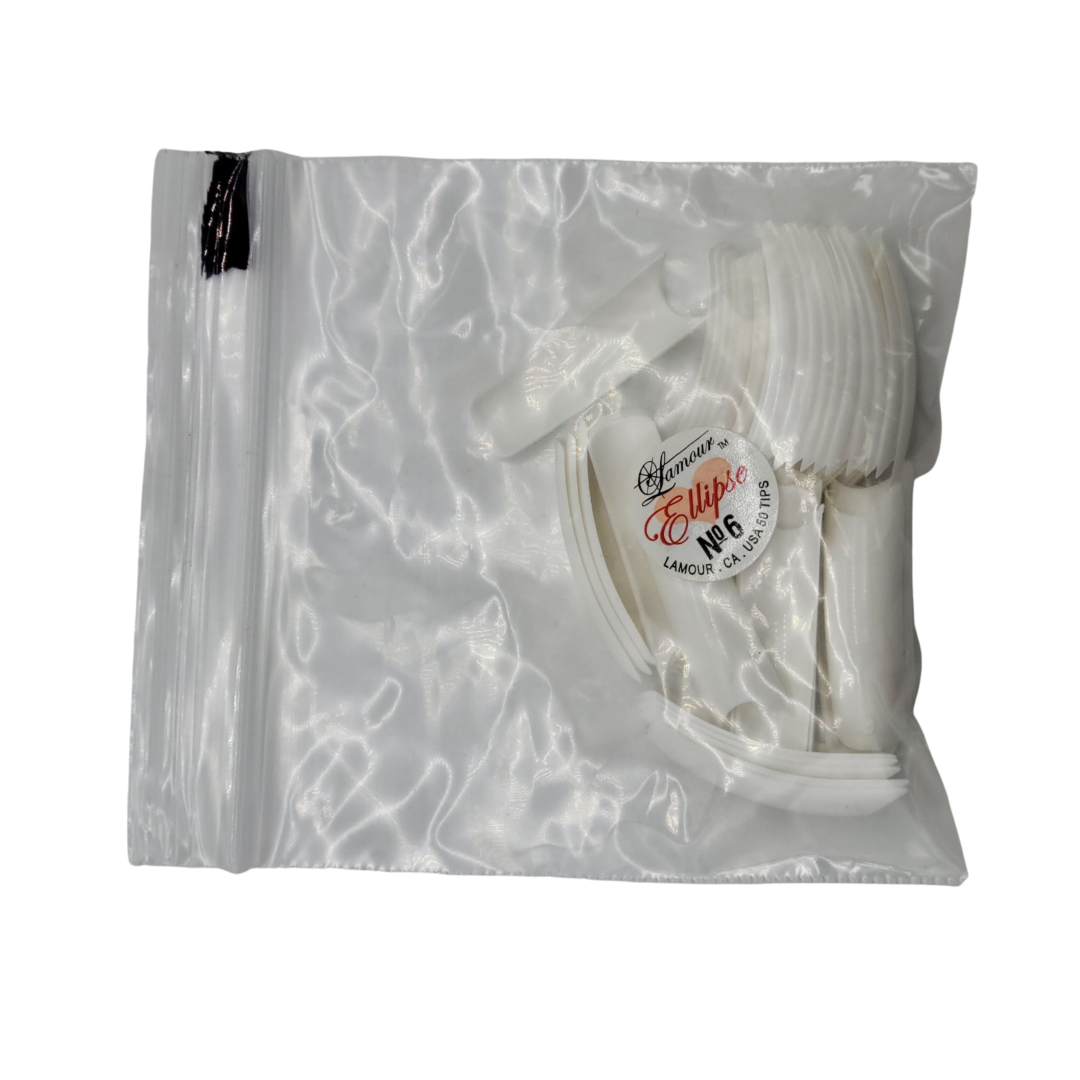 Lamour Ellipse (Deep French) Nail Tip - #6