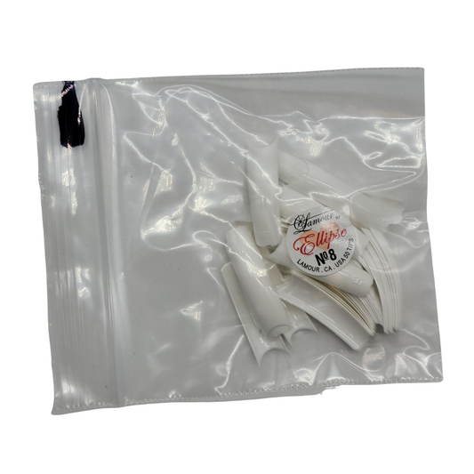 Lamour Ellipse (Deep French) Nail Tip - #8