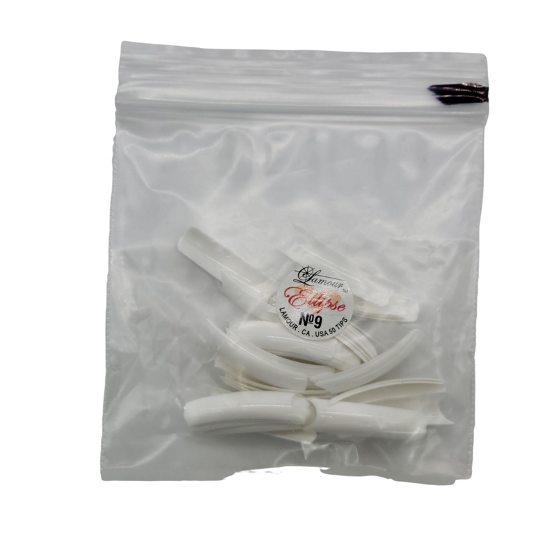 Lamour Ellipse White Nail Tips