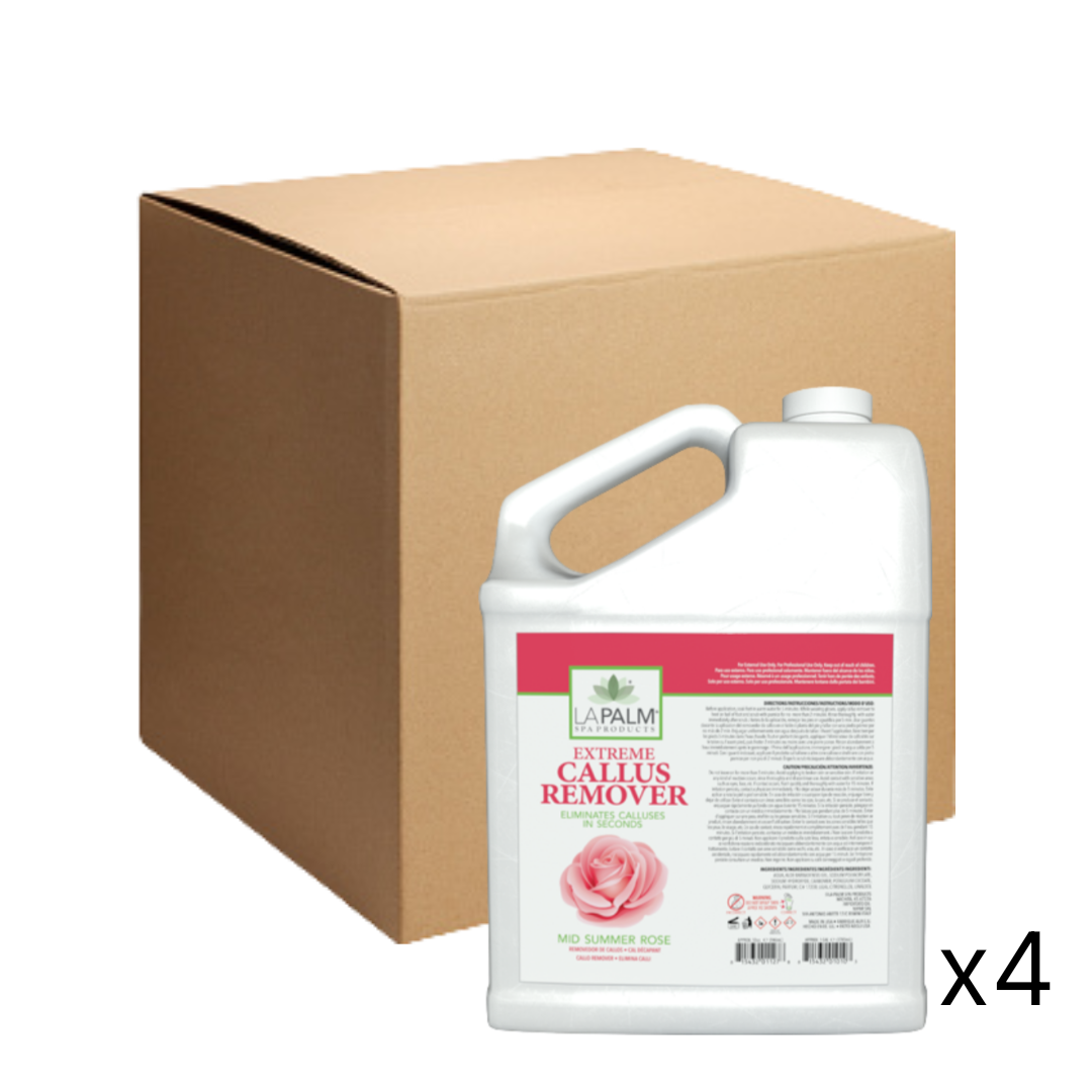 La Palm Extreme Callus Remover, Mid Summer Rose - CASE of 4 Gal.