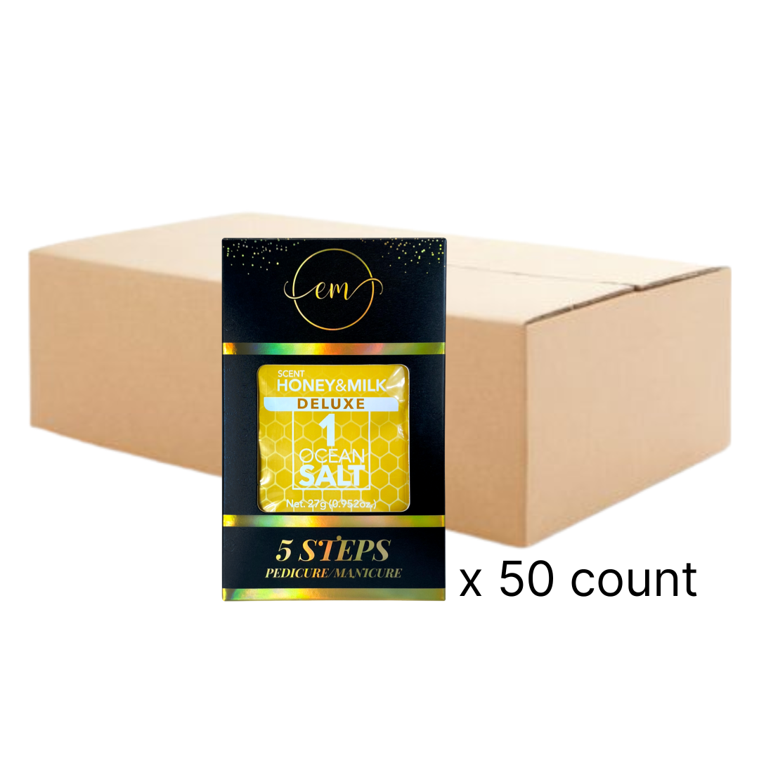 HONEY & MILK - EM 5 Step Pedicure, Case of 50