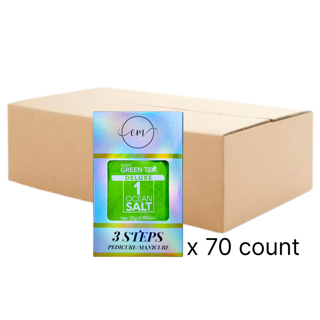 GREEN TEA - EM 3 Step Pedicure, Case of 70