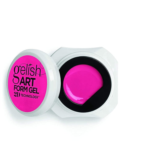 Gelish Art Form Gel - Neon Pink - Jar