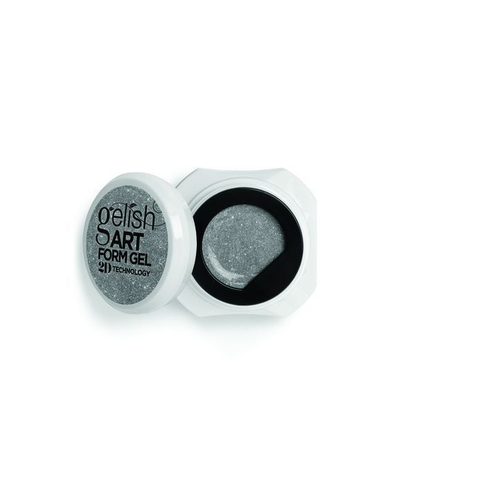 Gelish Art Form Gel - Silver Shimmer - Jar