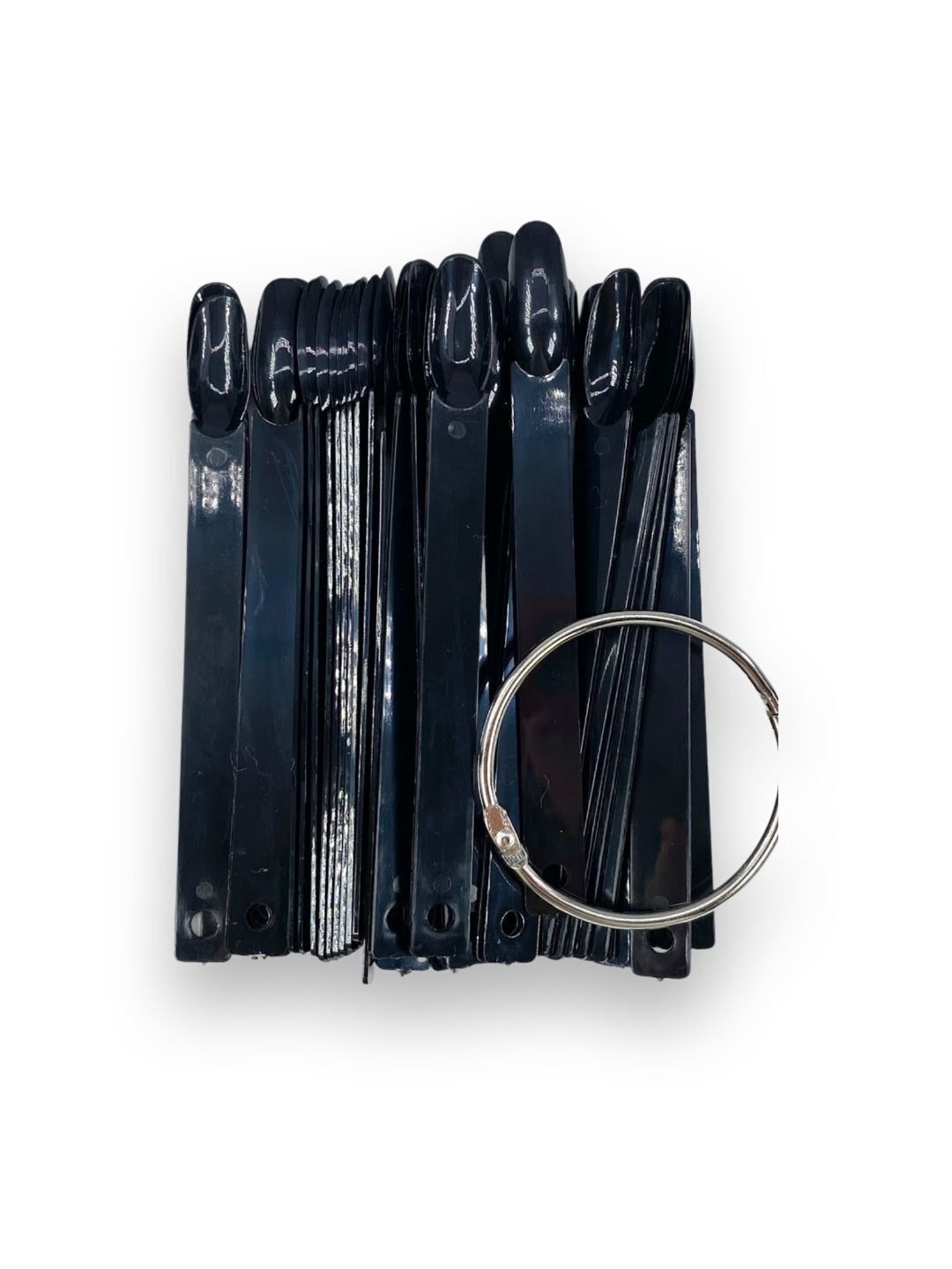 Black Round Tip Swatch - 50pcs with O-Ring