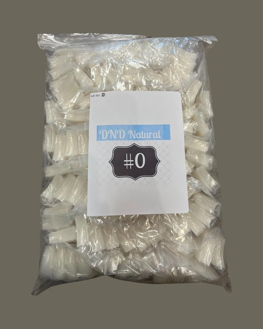 #0 - DND Natural Tip - BIG BAG 100pcs