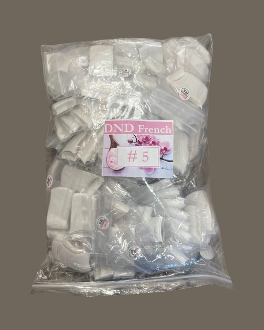 #5 - DND French Tip - BIG BAG 100pcs