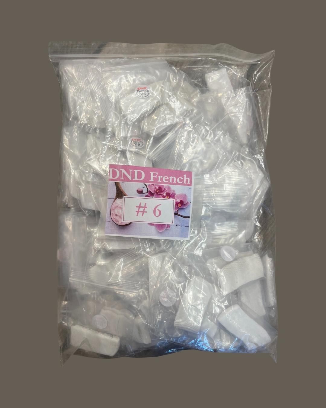 #6 - DND French Tip - BIG BAG 100pcs