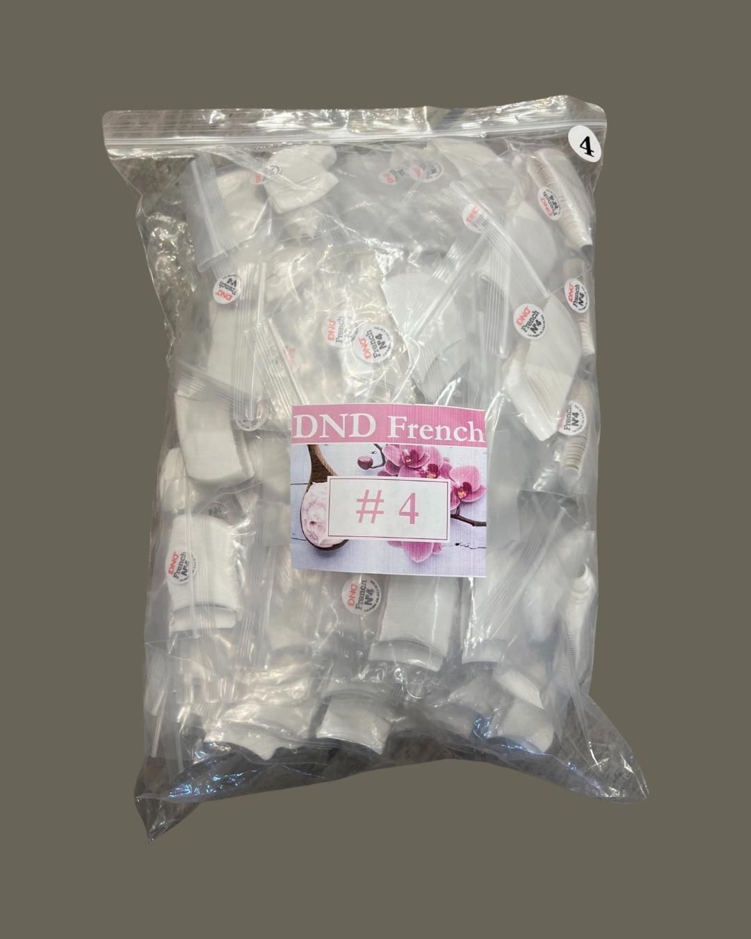 #4 - DND French Tip - BIG BAG 100pcs