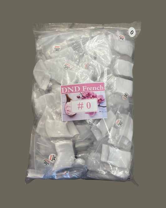 #0 - DND French Tip - BIG BAG 100pcs