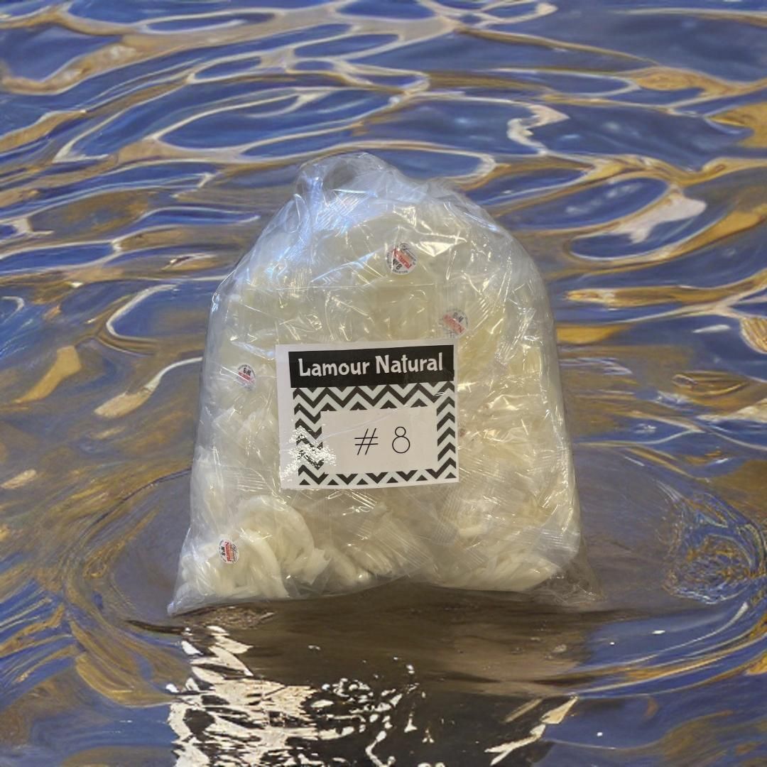 N8 - Lamour Natural Tip - Big Bag 100 count