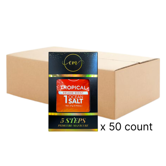 TROPICAL - EM 5 Step Pedicure, Case of 50