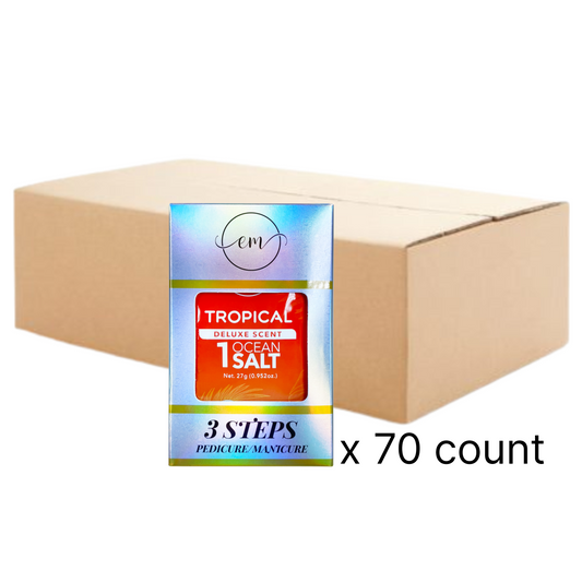 TROPICAL - EM 3 Step Pedicure, Case of 70