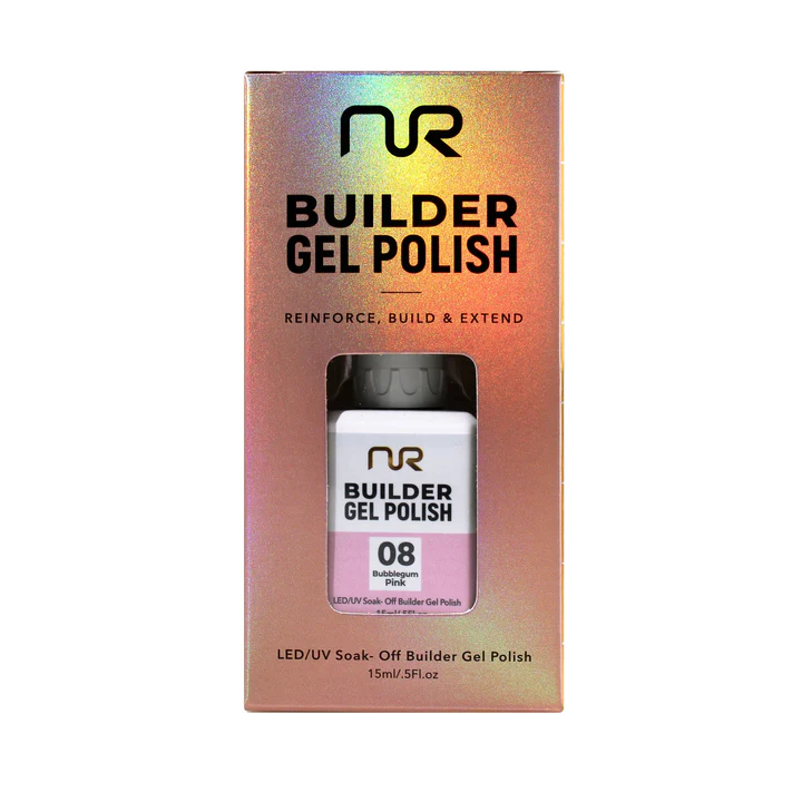 NuRevolution Builder Gel Polish #08 Bubblegum Pink