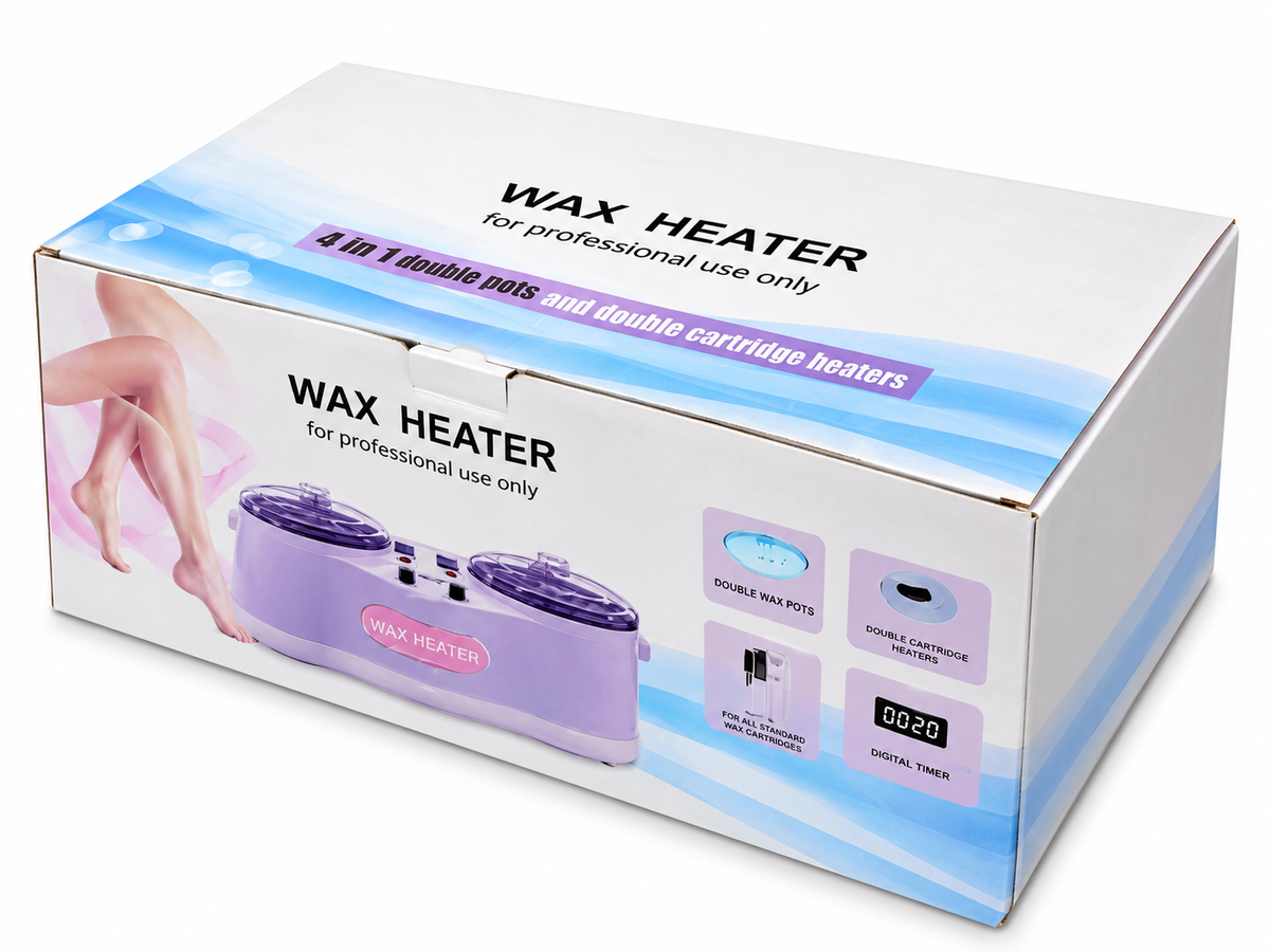 Burmax 4 in 1 double pots wax heater