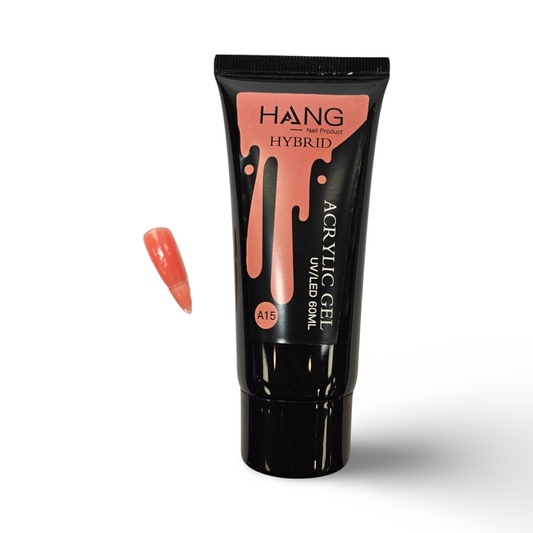HANG Hybrid Acrylic UV/LED Polygel - A15 Orange