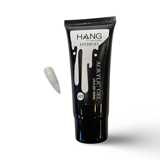 HANG Hybrid Acrylic UV/LED Polygel - A23 Milky White