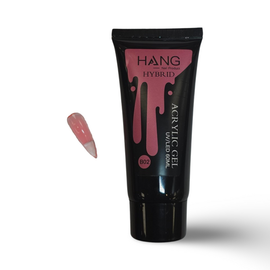 HANG Hybrid Acrylic UV/LED Polygel - B02 Bubble Pink