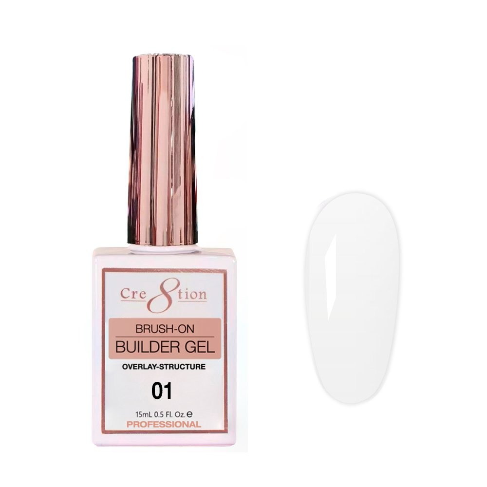 Cre8tion Soak-off Builder Gel - #01 Clear