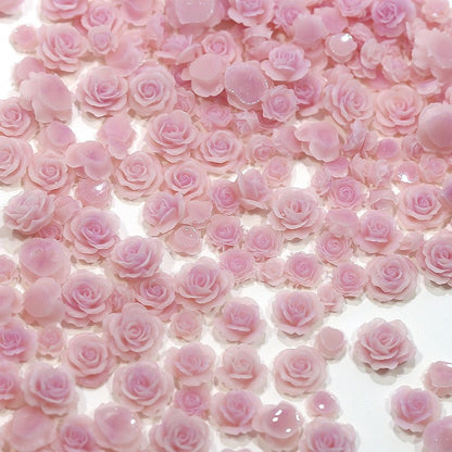 6 grid resin floral rhinestones